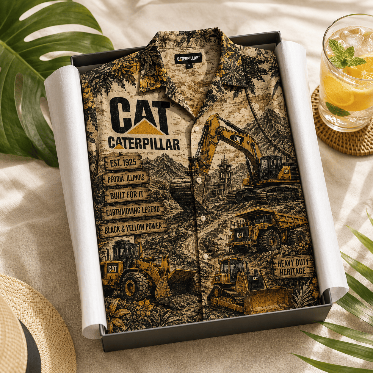 PREMIUM CTPL HAWAIIAN SHIRT LNTH