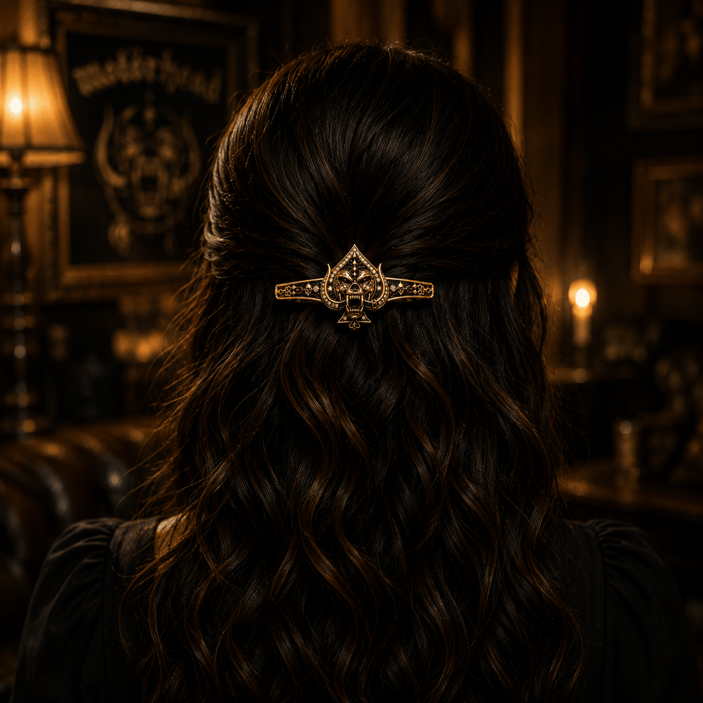 MTH Elegant Gold Hair Clip For Women TMH