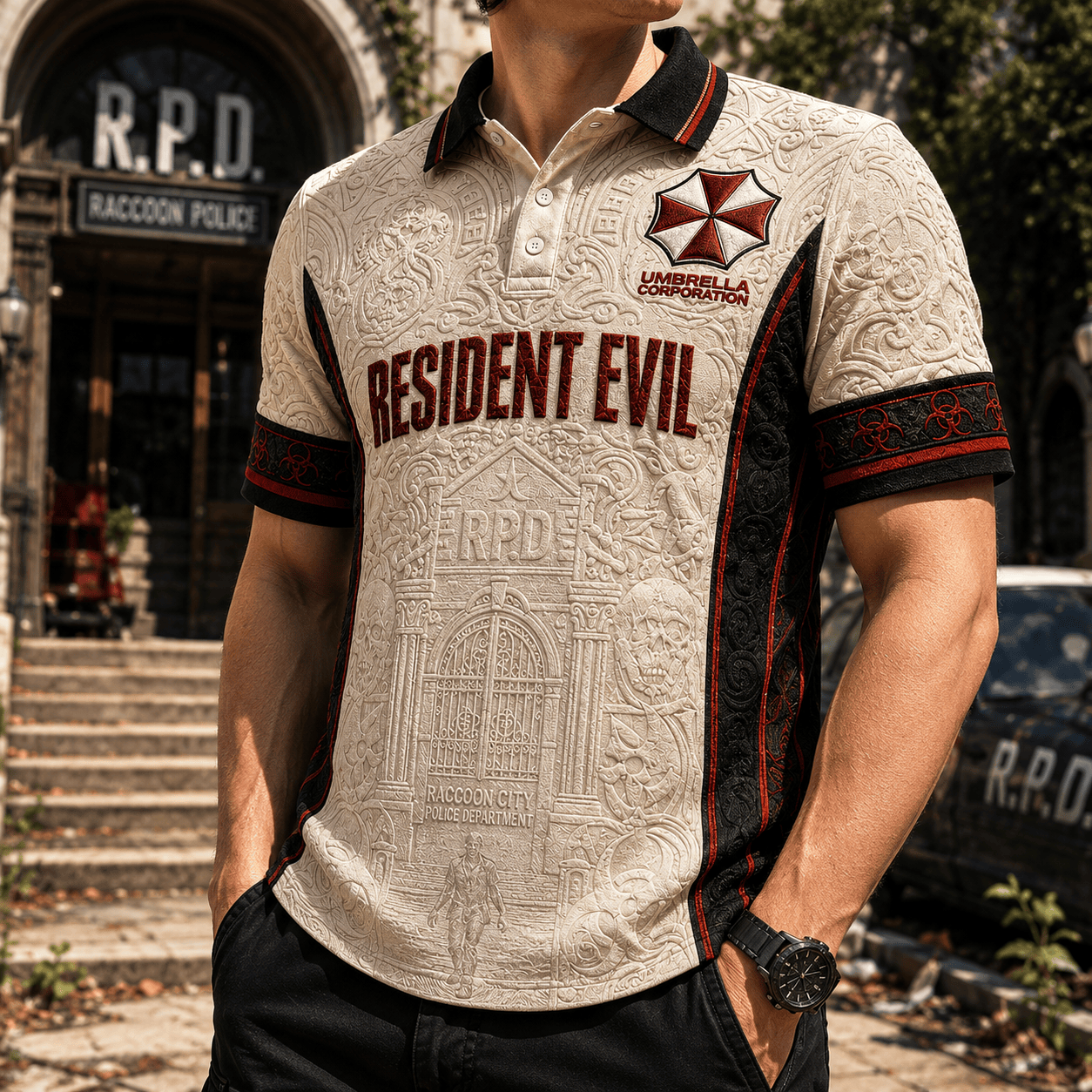 PREMIUM RSE EMBOSS POLO SHIRT NTVA