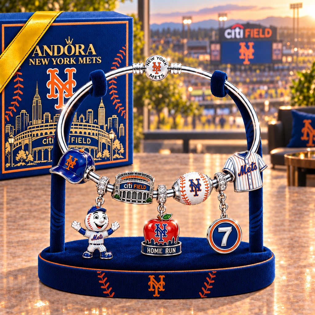 NYM Silver Charm Bracelet Set TMH