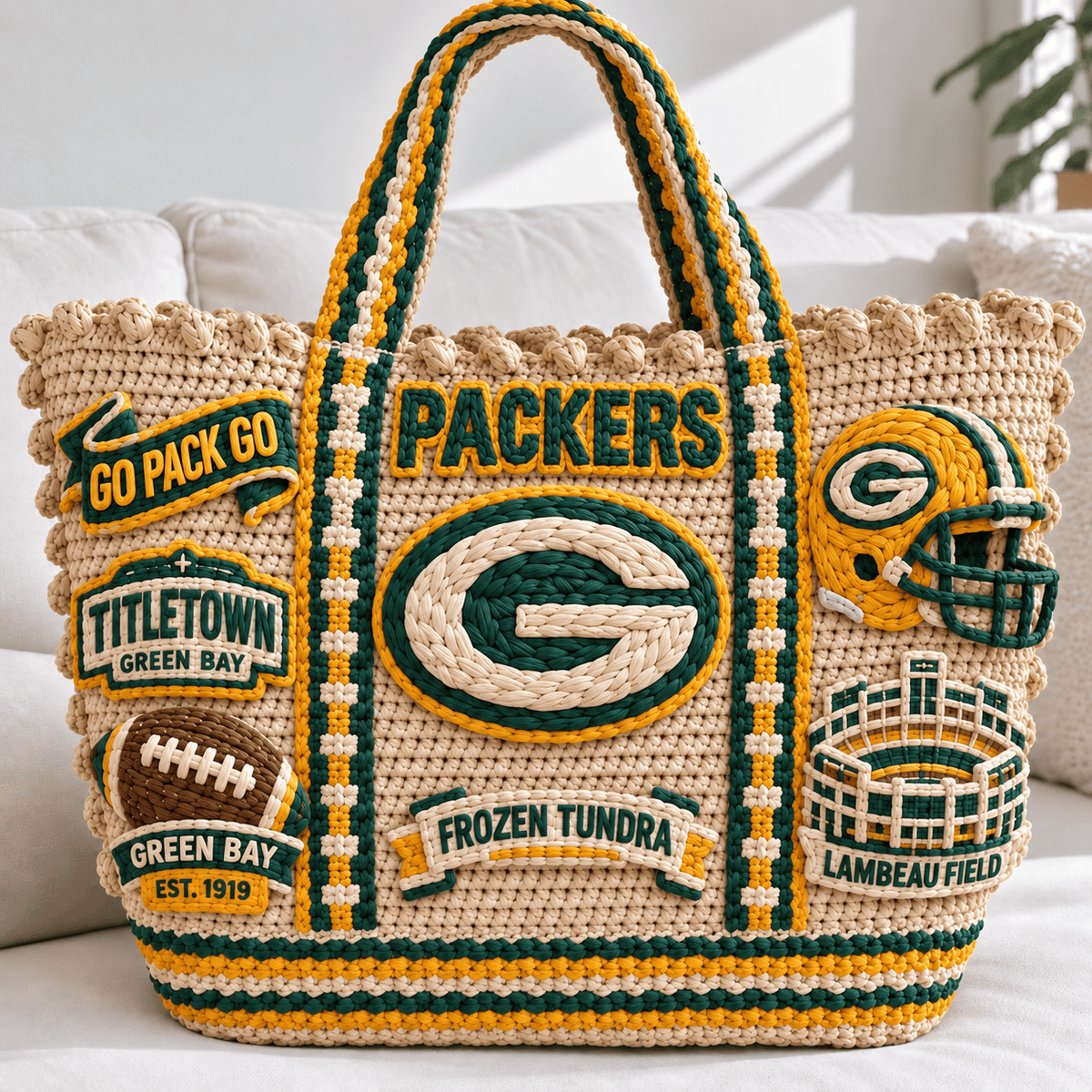 GBP Straw-Style Embellished Tote Bag NTKO