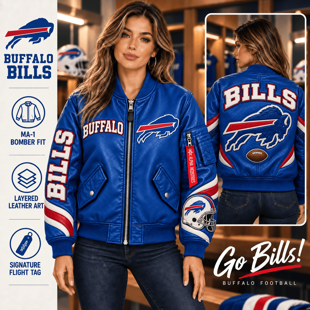 Premium BFBL Bomber Leather Jacket NHVH
