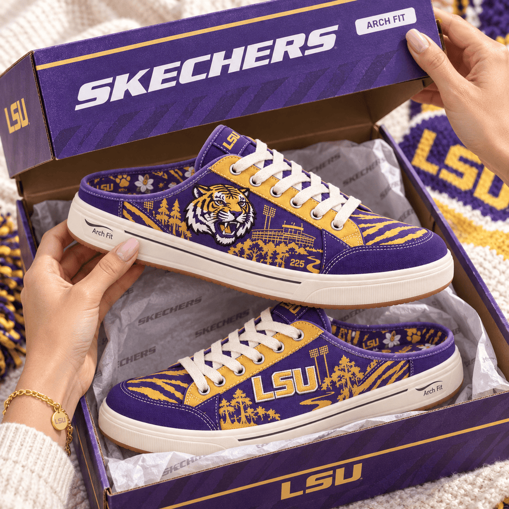 PREMIUM LSU Canvas Sneaker Mule HQH