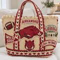 AKR Straw-Style Embellished Tote Bag HTTT