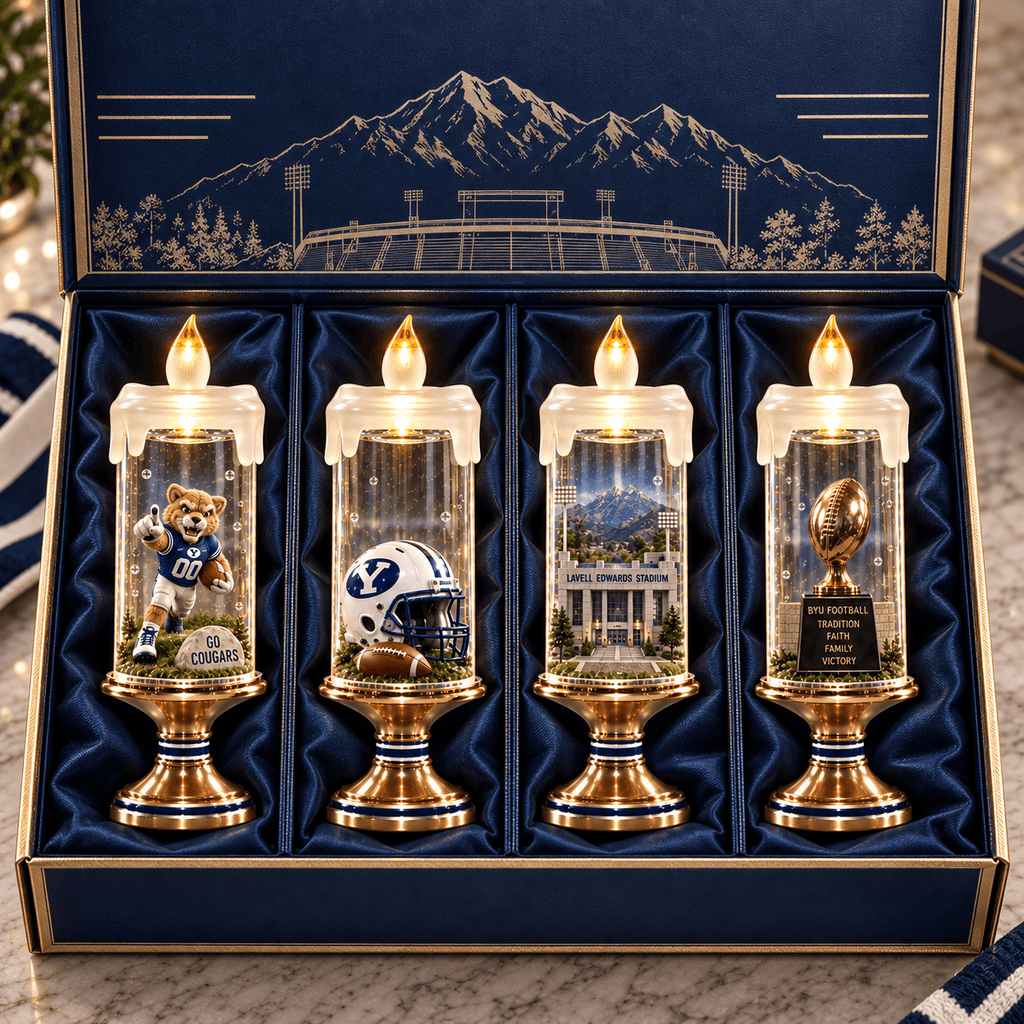 Premium BYU Candle Ornament Lights TTMH