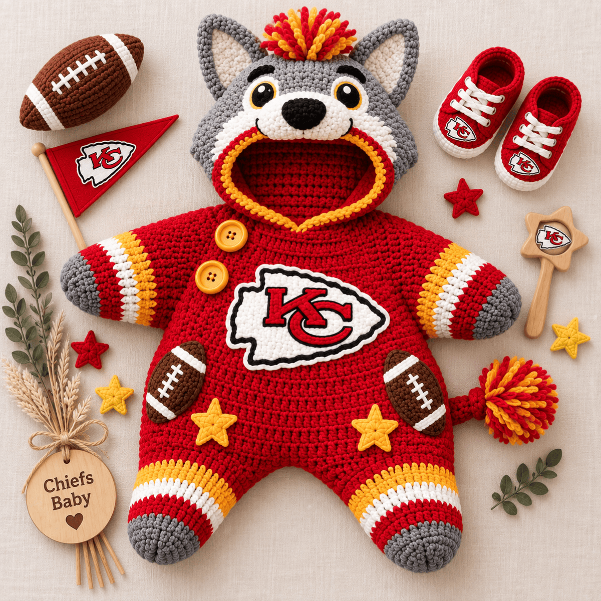 KCC Crocheted baby romper BMD