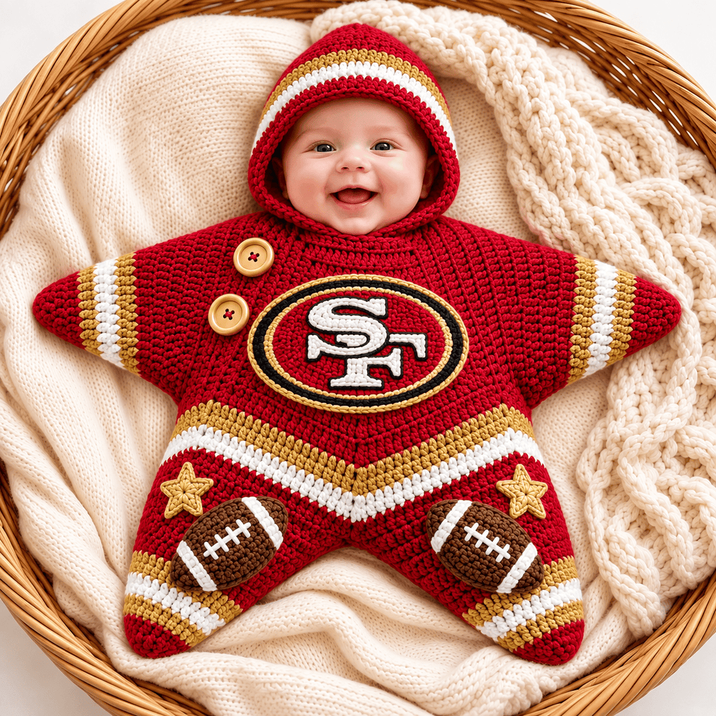 SF49 Crocheted baby romper BMD