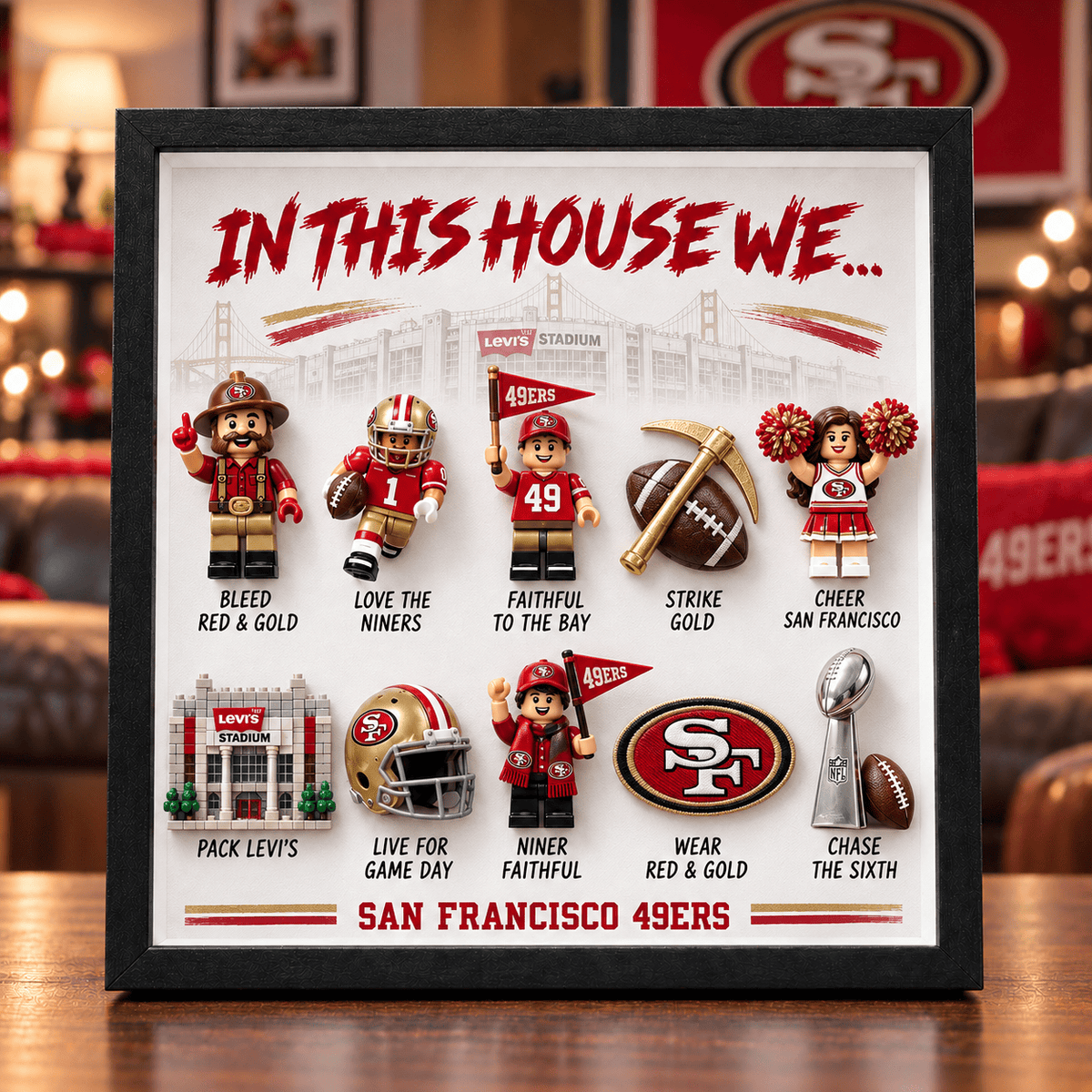 SF49 "In This House We…" 3D Fan Display Frame TMH