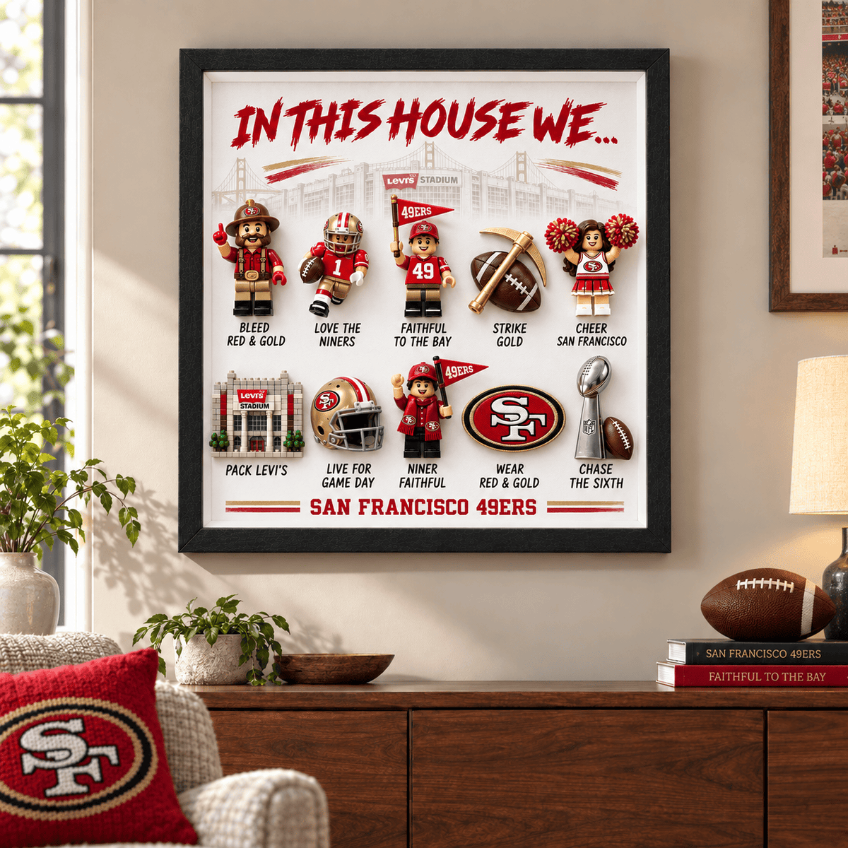 SF49 "In This House We…" 3D Fan Display Frame TMH