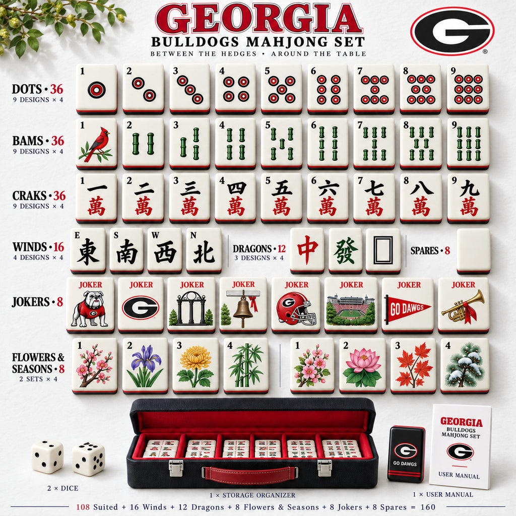 Premium GGBD Mahjong Tiles Set TNSM