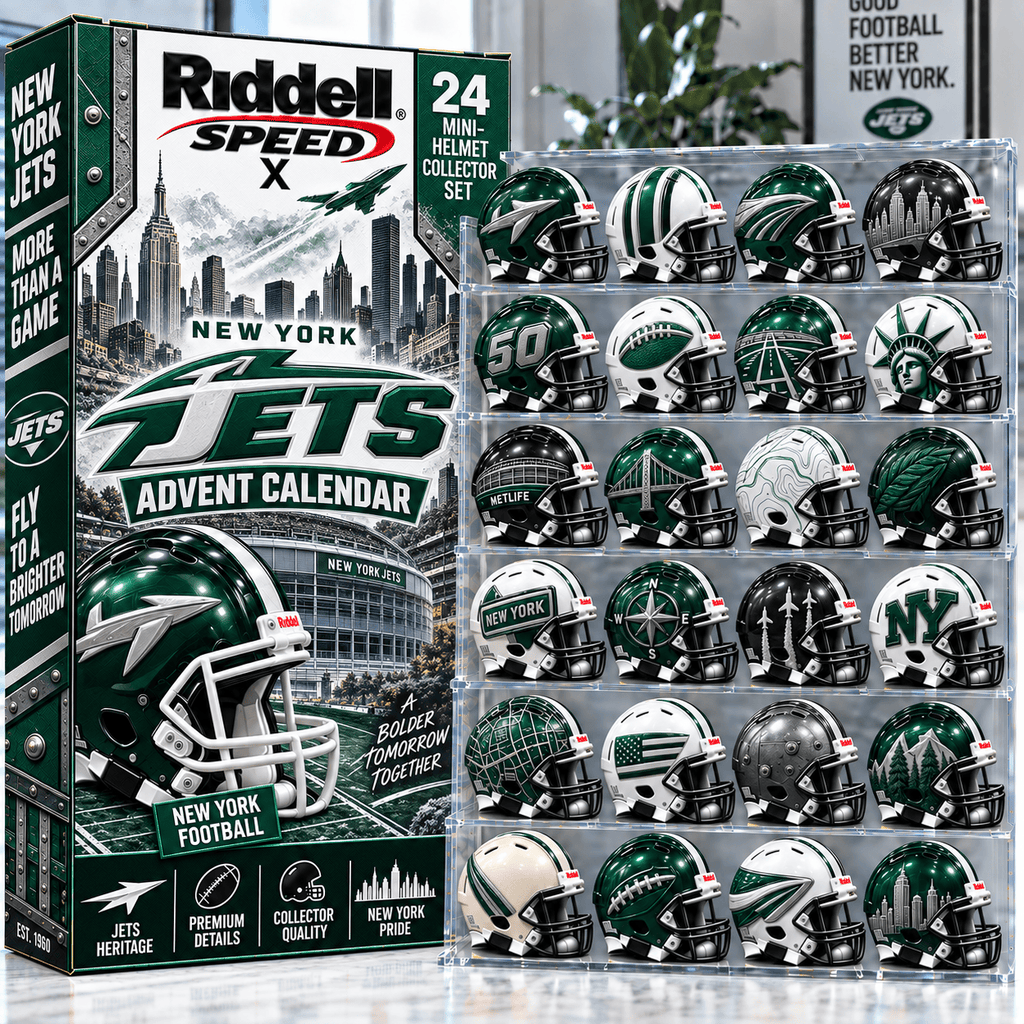 Premium NYJ Mini Helmet Advent Calendar NTNA