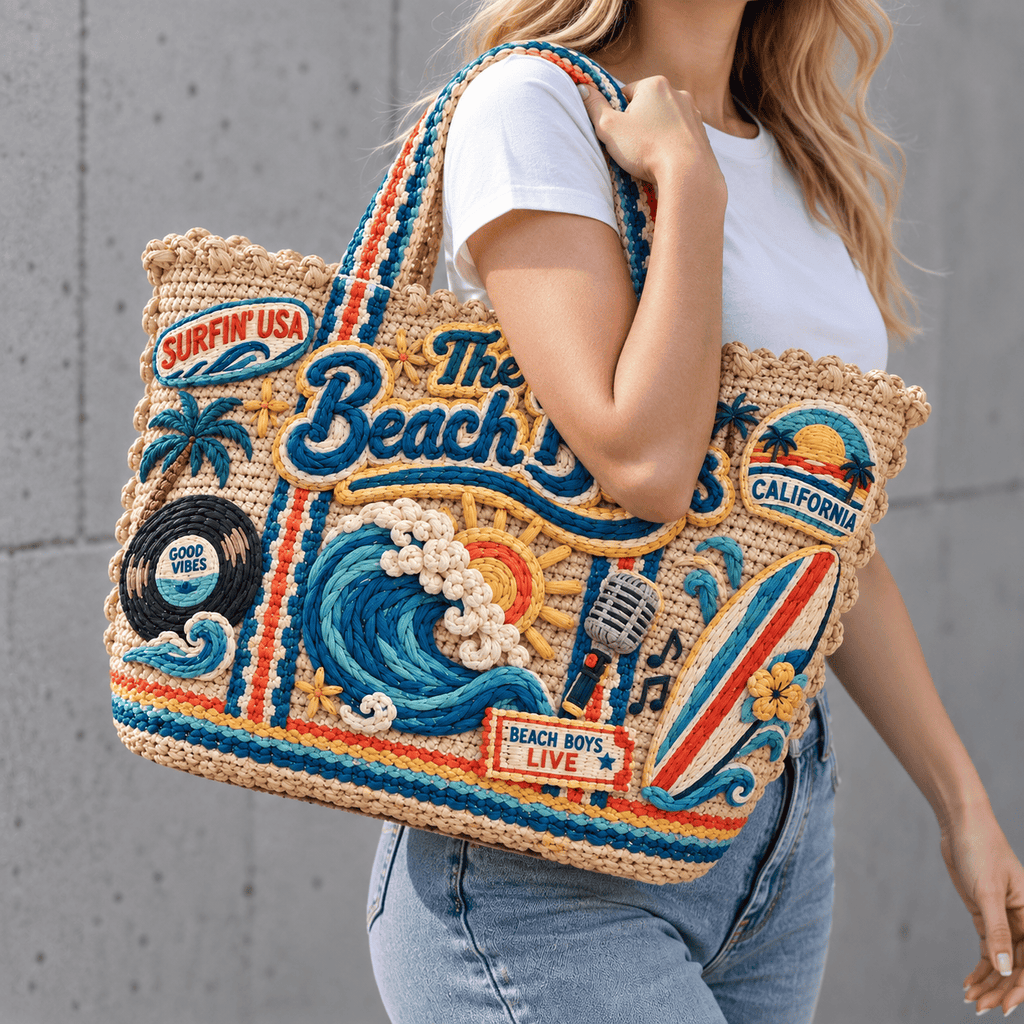 TBY Straw-Style Embellished Tote Bag NTKO