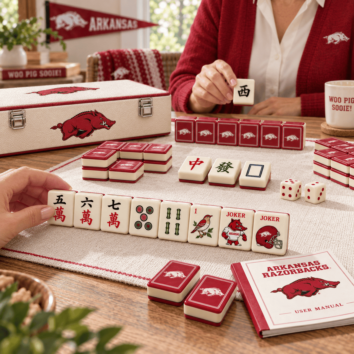Premium AKR Mahjong Tiles Set TNSM