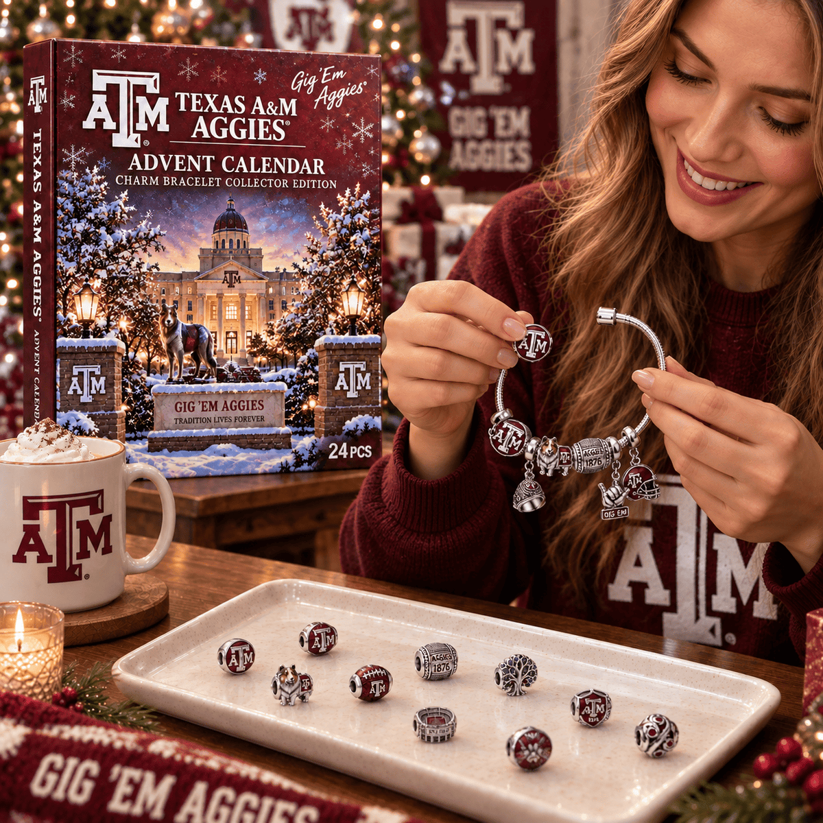 Premium TAMA Advent Calendar Charm Bracelet Set TTMH