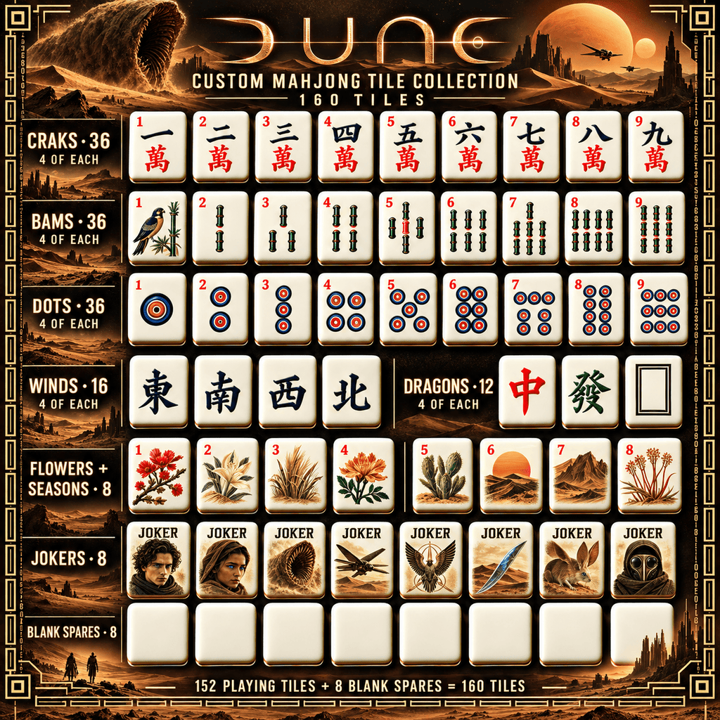 DUN Premium Mahjong Set – Game Night Edition PNPA