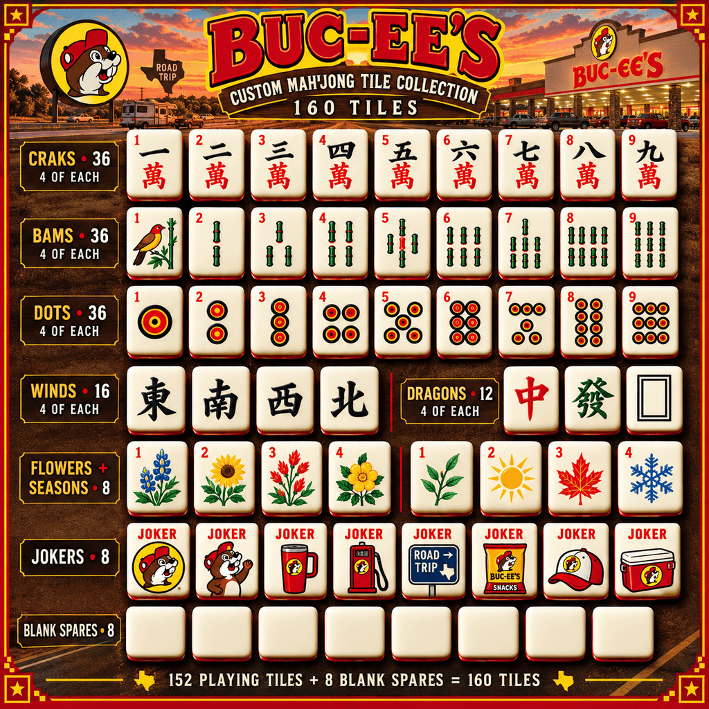 BUC Premium Mahjong Set – Game Night Edition PNPA