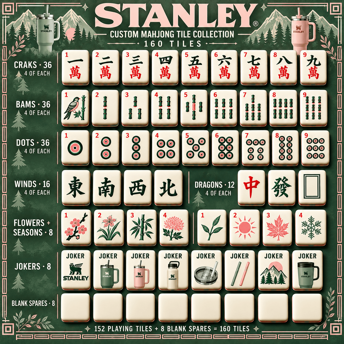 STLC Premium Mahjong Set – Game Night Edition PNPA