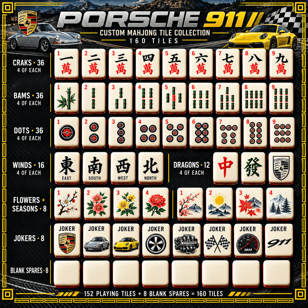 P911 Premium Mahjong Set – Game Night Edition PNPA