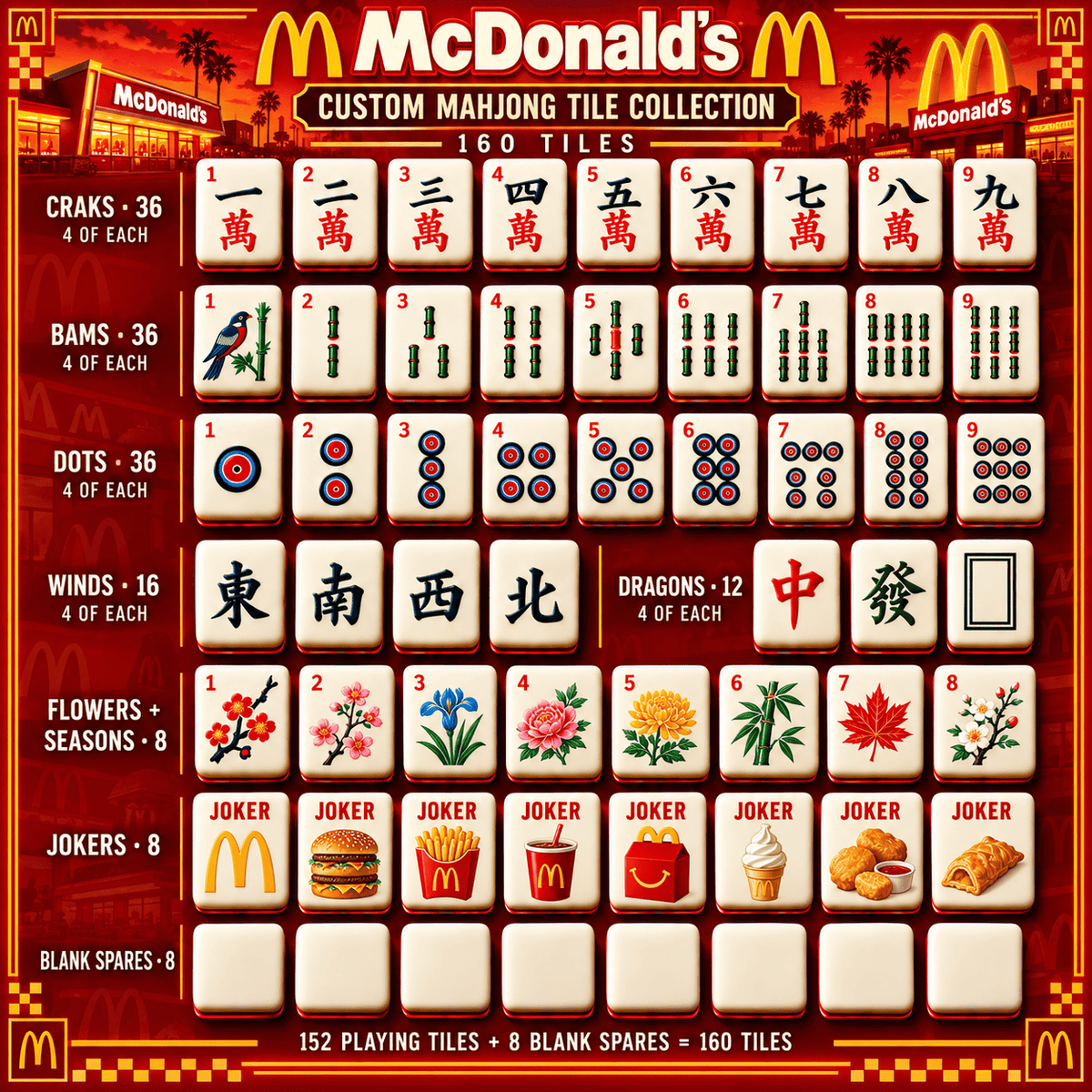 MDN Premium Mahjong Set – Game Night Edition PNPA