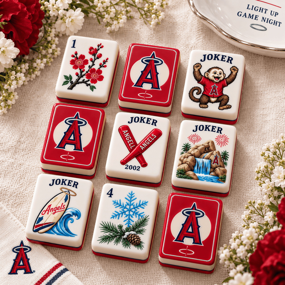 Premium LAA Mahjong Tiles Set TTMH