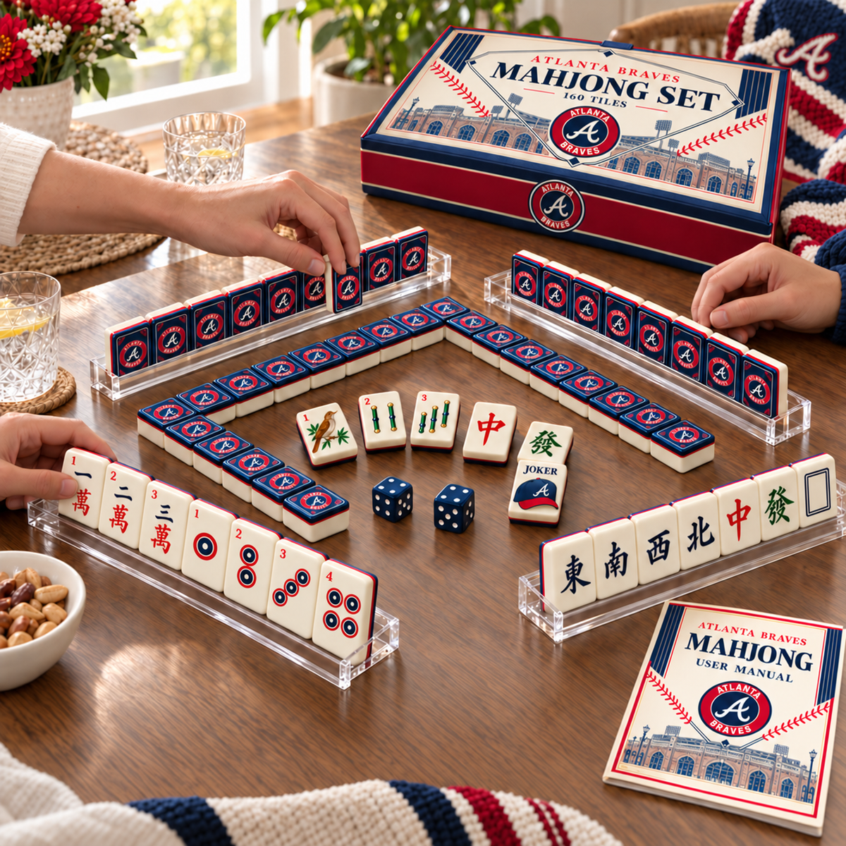 Premium ALB Mahjong Tiles Set TTMH