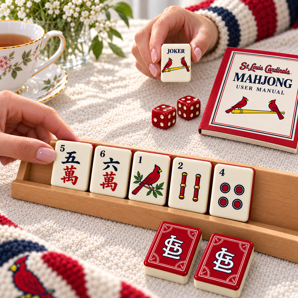Premium SLVC Mahjong Tiles Set PVNA