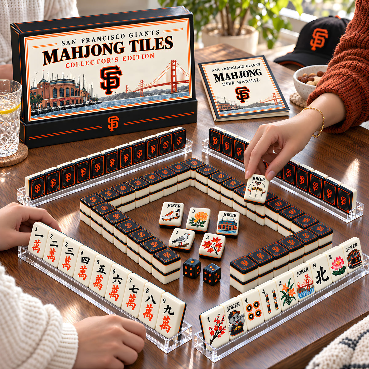 Premium SFG Mahjong Tiles Set PVNA