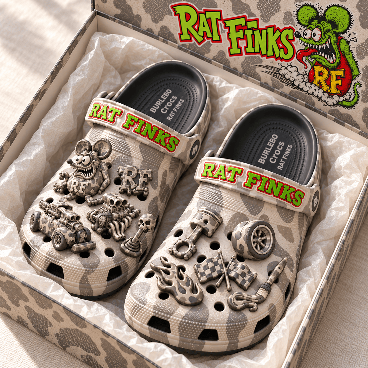 RFK Premium Deer Camo Charm Clog PTKL
