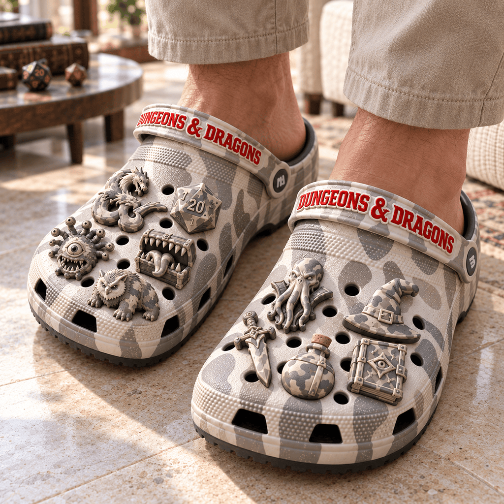 DND Premium Deer Camo Charm Clog PTKL