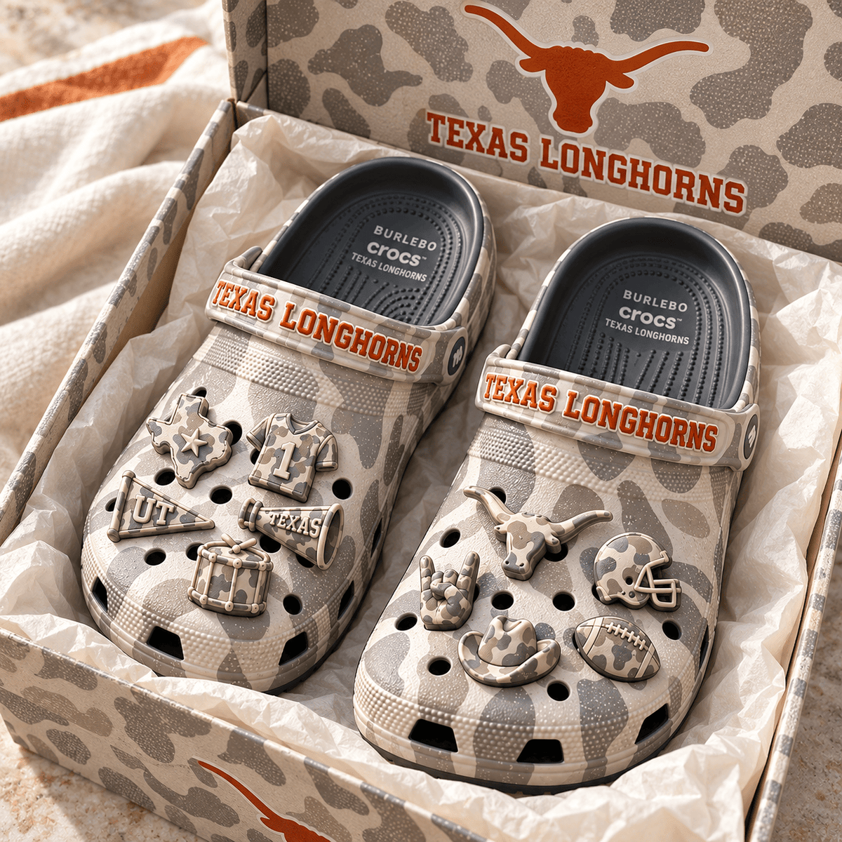 TLS Premium Deer Camo Charm Clog PTKL
