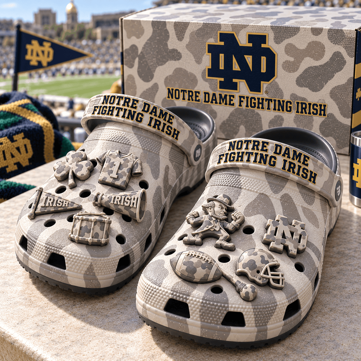 NDFI Premium Deer Camo Charm Clog PTKL