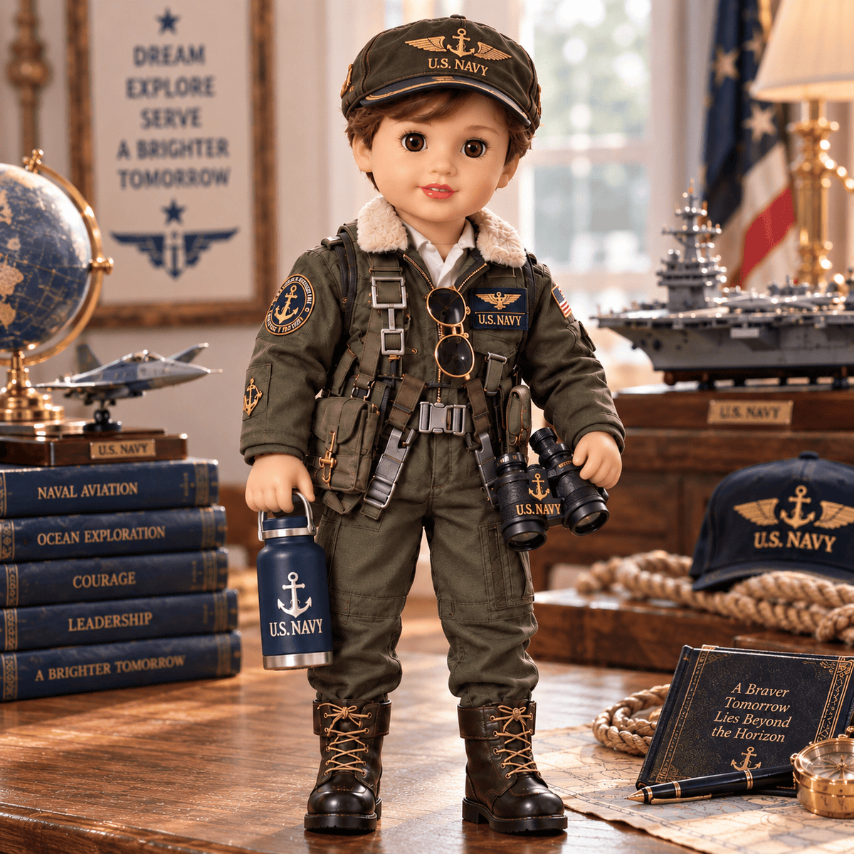 Premium USNV Commemorative Collector Doll PDL