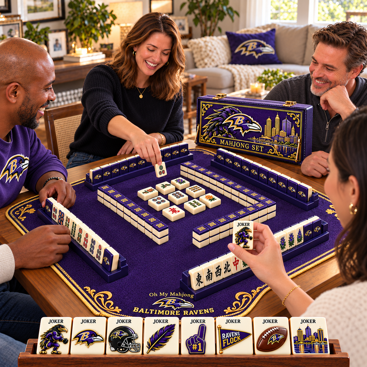 BTR Premium Mahjong Set – Game Night Edition NHVH